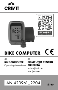Manual Crivit IAN 423961 Ciclocomputer