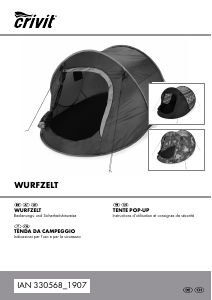 Manuale Crivit IAN 330568 Tenda