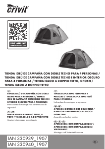 Manual Crivit IAN 330939 Tenda