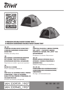 Priručnik Crivit IAN 330940 Šator