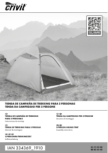 Manual Crivit IAN 334369 Tenda