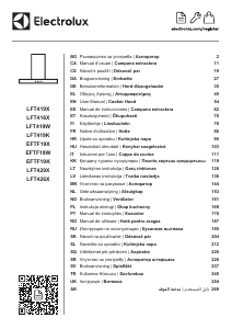 كتيب الكترولوكس LFT429X مدخنة موقد طبخ