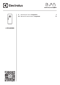 Manuale Electrolux LYB1AE8W0 Congelatore