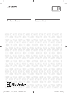 Manuale Electrolux LMS4253TMK Microonde