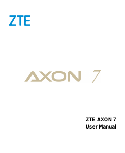 Bedienungsanleitung ZTE Axon 7 Handy