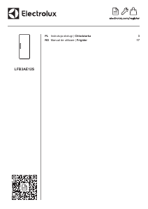 Manual Electrolux LFB3AE12S Frigider
