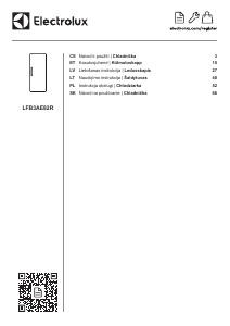 Rokasgrāmata Electrolux LFB3AE82R Ledusskapis