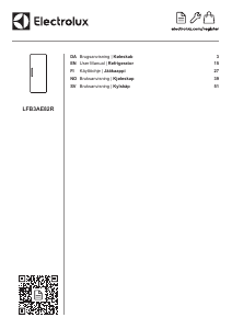 Käyttöohje Electrolux LFB3AE82R Jääkaappi