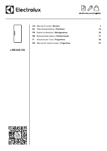 Manual de uso Electrolux LRB3AE12S Refrigerador