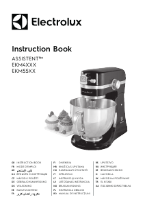 Manuale Electrolux EKM5540 Assistent Impastatrice planetaria