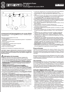 Manuale Ernesto IAN 102449 Torcia da cucina