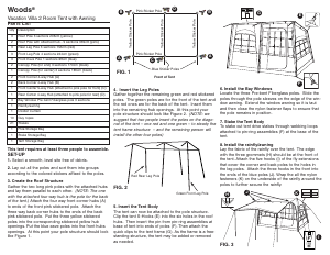 Manual Wood's Vacation Villa 2 Tent