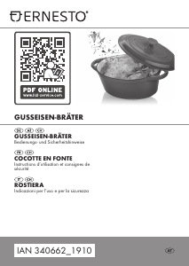 Manuale Ernesto IAN 340662 Pentola