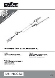 Manuale Florabest IAN 280236 Tagliasiepi