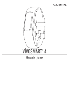 Manuale Garmin vivosmart 4 Tracker di attività