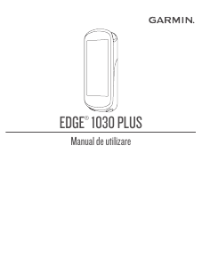 Manual Garmin Edge 1030 Plus Ciclocomputer