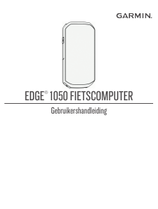 Handleiding Garmin Edge 1050 Fietscomputer