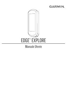 Manuale Garmin Edge Explore 820 Ciclocomputer