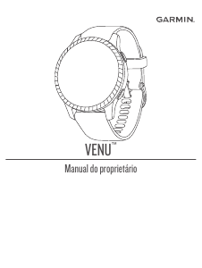 Manual Garmin Venu Relógio inteligente