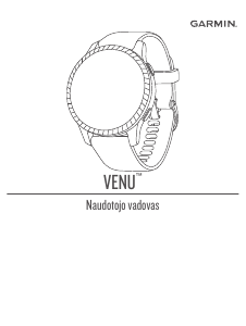Vadovas Garmin Venu Išmanusis laikrodis