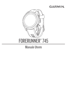 Manuale Garmin Forerunner 745 Orologio sportivo