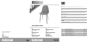 Instrukcja Livarno IAN 306259 Krzesło