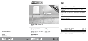 Manual de uso Livarno IAN 309789 Silla