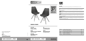 Brugsanvisning Livarno IAN 323231 Stol