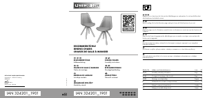 Manuál Livarno IAN 324201 Židle