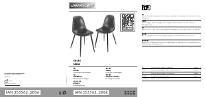 Manual Livarno IAN 355562 Cadeira