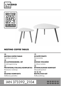 Bruksanvisning Livarno IAN 373392 Soffbord