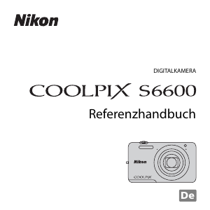 Bedienungsanleitung Nikon Coolpix S6600 Digitalkamera