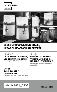 Mode d’emploi Livarno IAN 366616 Bougie LED