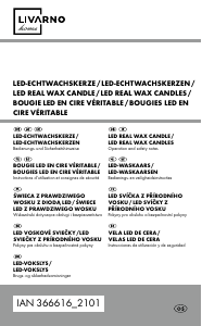 Manual de uso Livarno IAN 366616 Vela LED