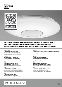 Brugsanvisning Livarno IAN 359580 Lampe