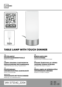 Käyttöohje Livarno IAN 372342 Lamppu