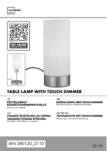 Bruksanvisning Livarno IAN 380120 Lampa