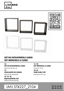 Manual Livarno IAN 374227 Prateleira