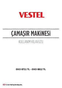 Kullanım kılavuzu Vestel EKO 8812 TL Çamaşır makinesi