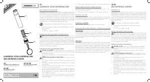 Manual de uso LivarnoLux IAN 278008 Linterna