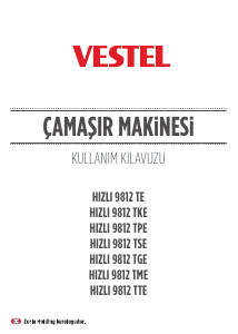 Kullanım kılavuzu Vestel Hizli 9812 TME Çamaşır makinesi