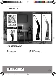 Brugsanvisning LivarnoLux IAN 304140 Lampe