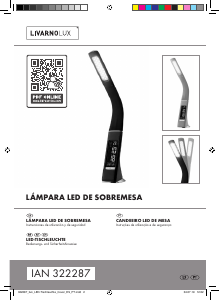 Manual de uso LivarnoLux IAN 322287 Lámpara