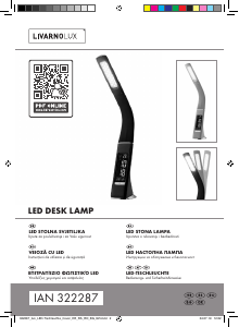 Manual LivarnoLux IAN 322287 Lampă
