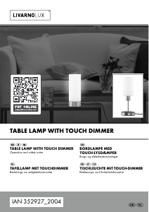 Brugsanvisning LivarnoLux IAN 352927 Lampe