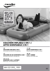 Manual de uso Meradiso IAN 321595 Cama de aire