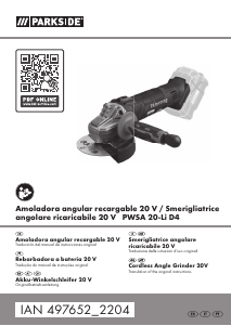 Manual Parkside IAN 497652 Rebarbadora