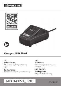 Bruksanvisning Parkside IAN 343971 Batteriladdare