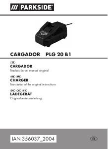 Manual de uso Parkside IAN 356037 Cargador de batería