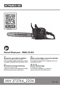 Vadovas Parkside IAN 373764 Grandininis pjūklas